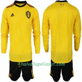 Jalkapallo Pelipaidat Belgia Lasten World Cup 2018 Vieraspaita Pitkähihainen